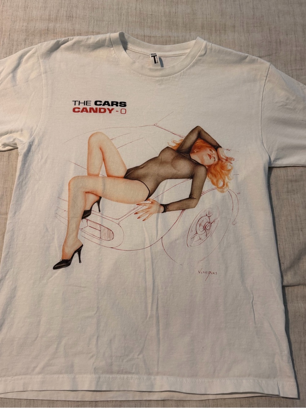 The Cars Candy-O Graphic Short Sleeve Tee - White